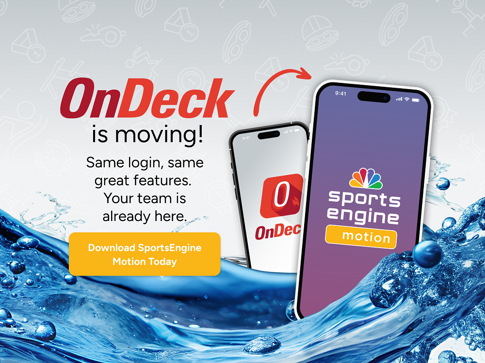 OnDeck Mobile App being replaced by SportsEngine Motion App
